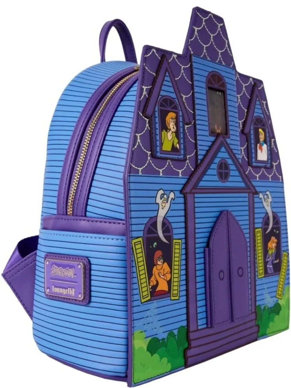 Loungefly Scooby-Doo Haunted Mansion Lenticular Glow in Dark Mini Backpack NWT